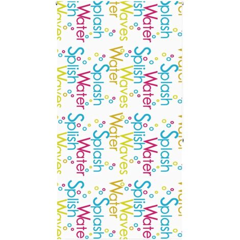 Duschrollo 130x240 cm Stoffbreite 126 cm vidaXL342360