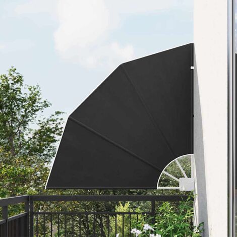 vidaXL Balcony Privacy Screen 115 x 115 cm Polyester Anthracite
