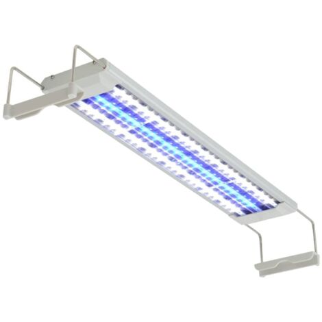 Aquarium-Beleuchtung LED 50-60 cm Aluminium IP67 vidaXL