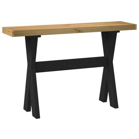 Konsolentisch NOAIN X-Form-Beine 120x30x75 cm Massivholz Kiefer vidaXL