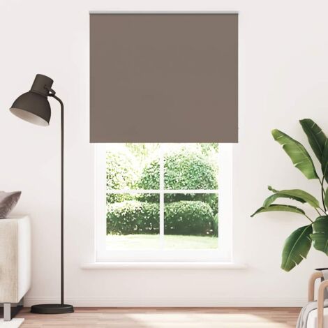 Verdunkelungsrollo Kaffeebraun 125x230 cm Stoffbreite 121,6 cm vidaXL