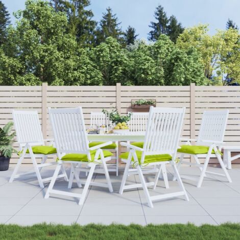 Palettenkissen 6 Stk. Hellgrün 50x50x7 cm Oxford-Gewebe vidaXL