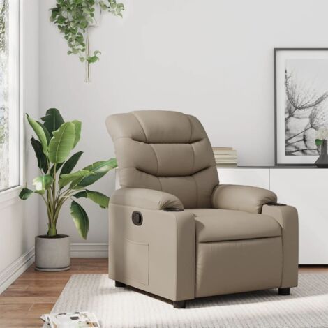 Relaxsessel Cappuccino-Braun Kunstleder vidaXL545253