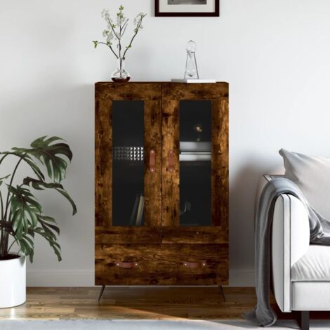 Highboard Räuchereiche 69,5x31x115 cm Holzwerkstoff vidaXL (1/5)
