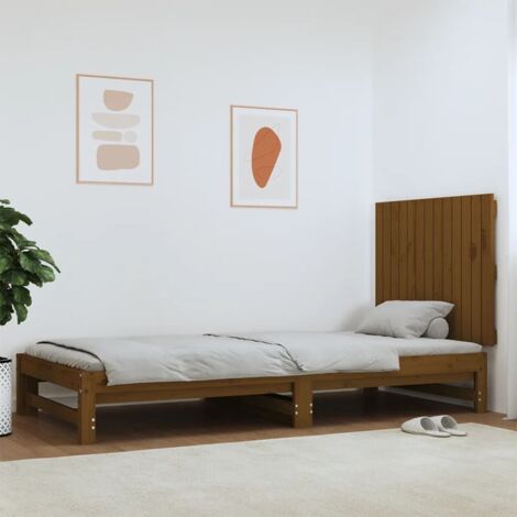 vidaXL Wandkopfteil Honigbraun 82,5x3x60 cm Massivholz Kiefer