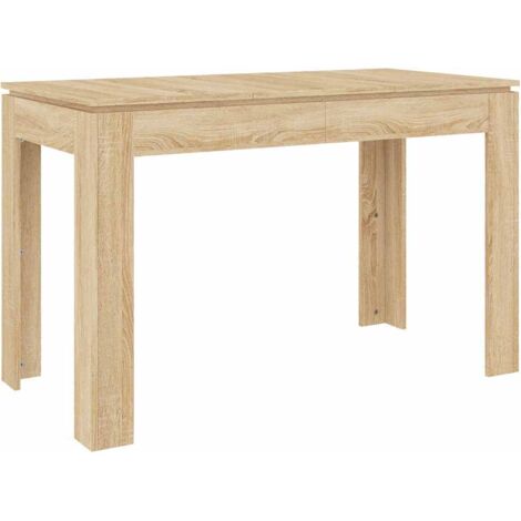 Esstisch Sonoma-Eiche 120x60x76 cm Holzwerkstoff vidaXL