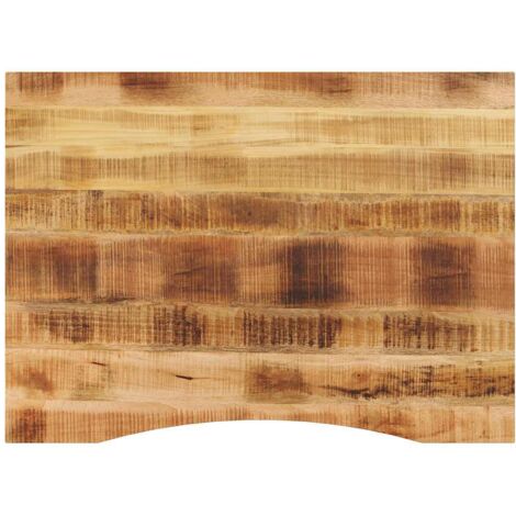 Schreibtischplatte mit Aussparung 110x80x2,5cm Massivholz Mango vidaXL