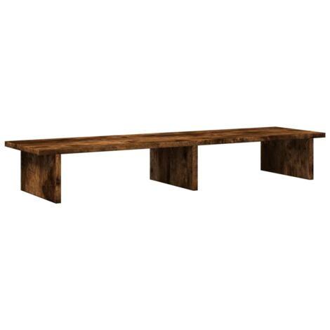 Monitorständer Räuchereiche 100x27x15 cm Holzwerkstoff vidaXL