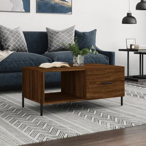 Couchtisch Braun Eichen-Optik 90x50x40 cm Holzwerkstoff vidaXL