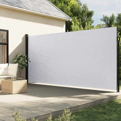 Seitenmarkise Ausziehbar Weiß 200x300 cm vidaXL