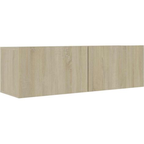 TV-Schrank Sonoma-Eiche 100x30x30 cm Holzwerkstoff vidaXL