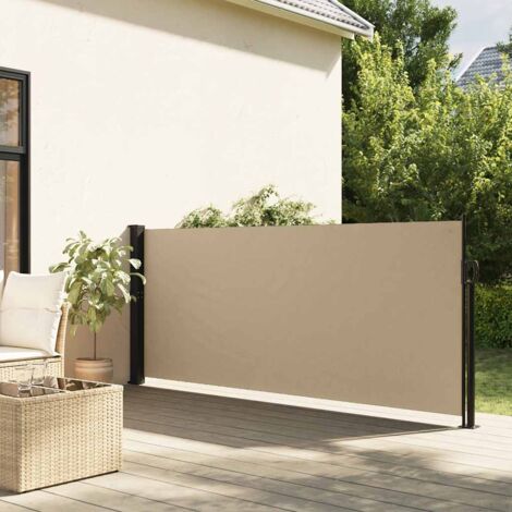 Beige Seitenmarkise 120x600 cm