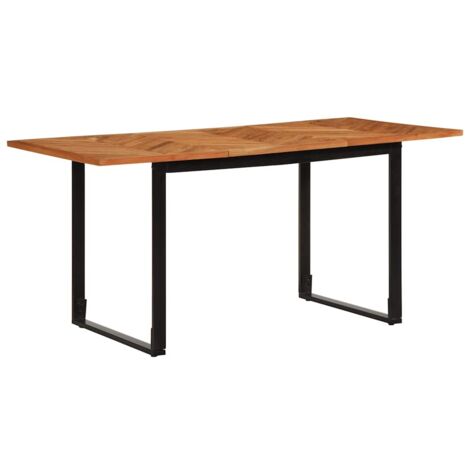 Esstisch 160x80x75 cm Massivholz Akazie vidaXL