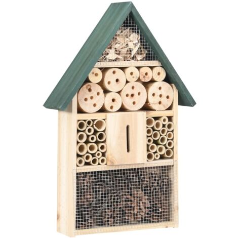 vidaXL Insektenhotel 31x10x48 cm Fichtenholz