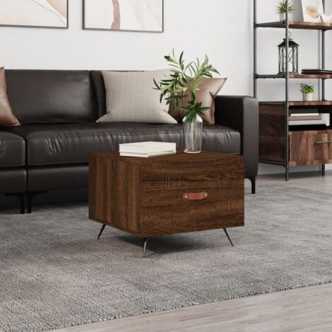 Couchtisch Braun Eichen-Optik 50x50x40 cm Holzwerkstoff vidaXL