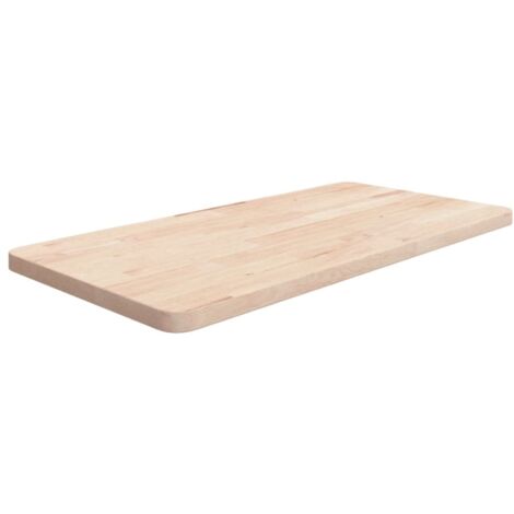 vidaXL Waschtischplatte 80x40x2,5cm cm Massivholz Unbehandelt