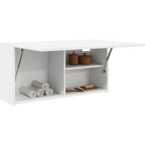 Bad-Wandschrank Weiß 80x25x40 cm Holzwerkstoff vidaXL