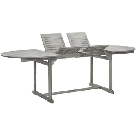 Gartentisch (160-240)x100x75cm aus massivem Akazienholz