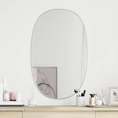 Wandspiegel Silbern 70x45 cm vidaXL251800