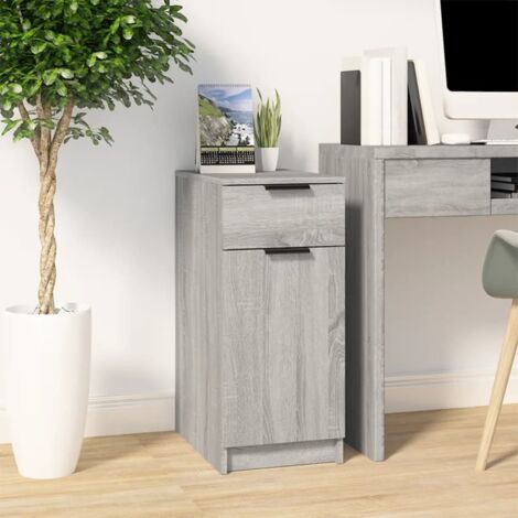 Schreibtischschrank Grau Sonoma 33,5x50x75 cm Holzwerkstoff vidaXL