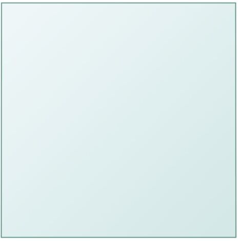 Tischplatte Transparent 60x60 cm Hartglas vidaXL