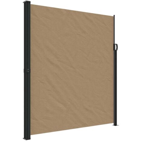 Seitenmarkise Ausziehbar Taupe 220x300 cm vidaXL