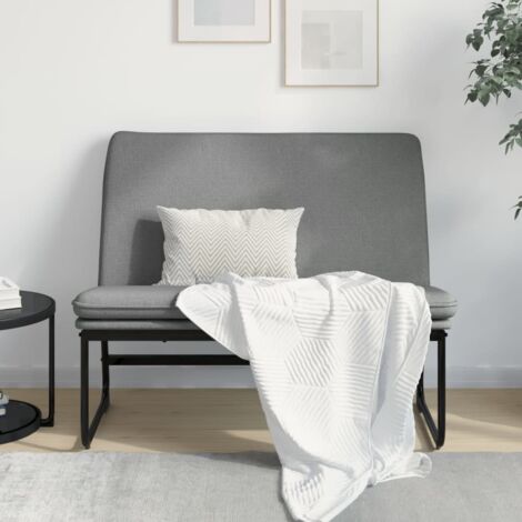 Sitzbank Dunkelgrau 100x75x76 cm Stoff vidaXL