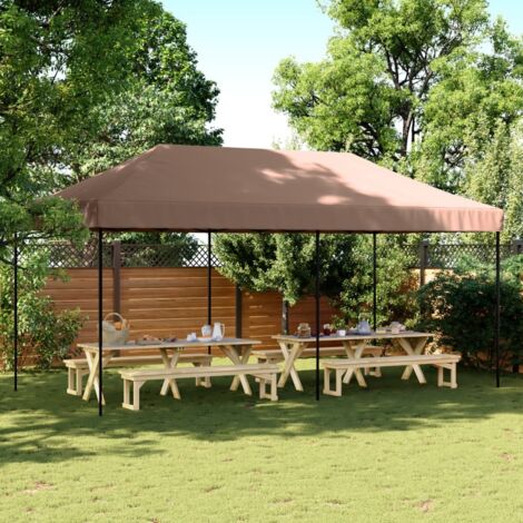 Faltbare Empfangszelt Braun 580x292x315 cm