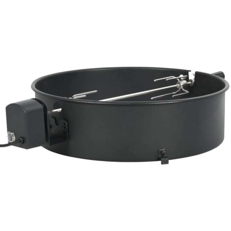Spießring-Set für 57 cm Grill Schwarz