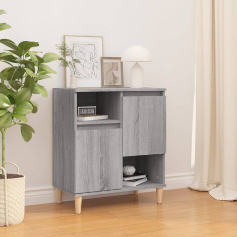 vidaXL Buffet Sonoma Grau 60x35x70 cm Ingenieurholz
