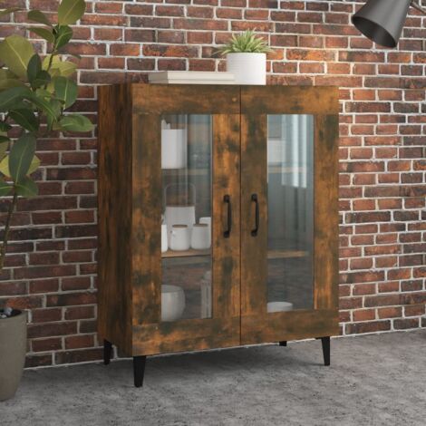 Buffet Eiche Rauch 69,5x34x90 cm aus Spanplatten