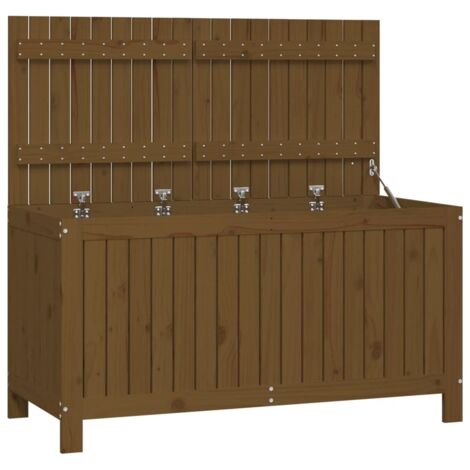 vidaXL Gartenlagerbox Honeybraun 121x55x64 cm