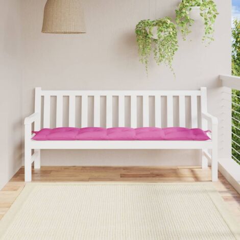 vidaXL Gartenbank-Auflage Rosa 180x50x7 cm Oxford-Gewebe