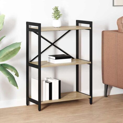 Bücherregal Sonoma-Eiche 60 x 30 x 83 cm Holzwerkstoff vidaXL