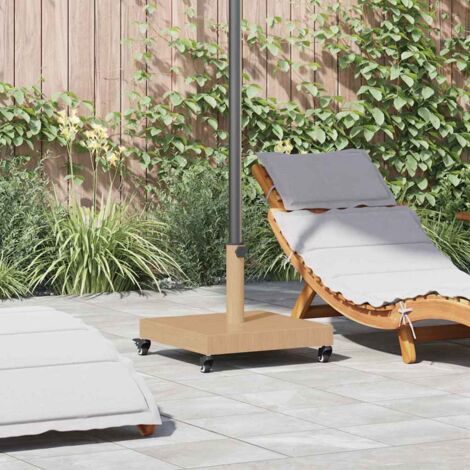Sonnenschirmständer für den Außenbereich Helles Holz vidaXL