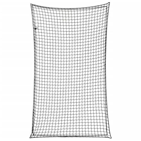 Bergeschutznetz für Anhänger mit schwarzem Gummiseil 5x3 m PP