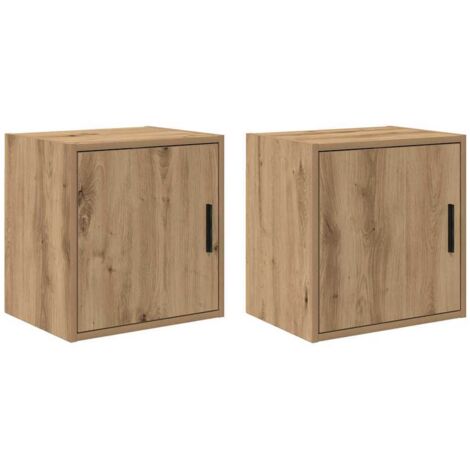 Garagen-Wandschränke 2 Stk. Artisan-Eiche Holzwerkstoff vidaXL688208
