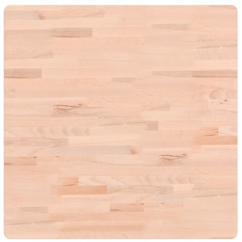 vidaXL Tischplatte 70x70x1,5 cm Quadratisch Massivholz Buche (1/5)