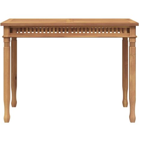 Garten-Esstisch 110x65x80 cm Massivholz Teak vidaXL