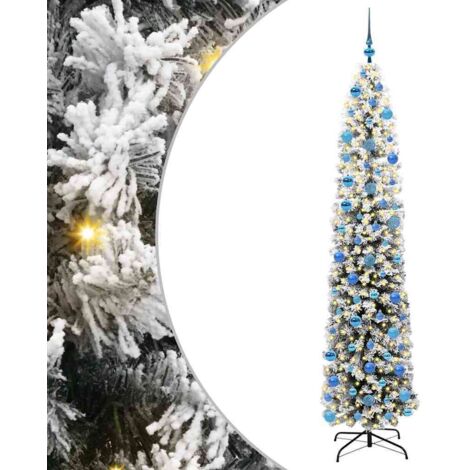 Künstlicher Weihnachtsbaum mit 300 LEDs mit Ständer Grün 240 cm vidaXL
