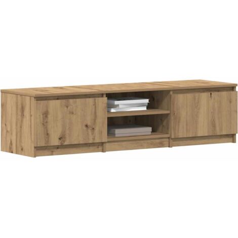 vidaXL TV Cabinet Artisan Oak 140x40x36 cm Engineered Wood