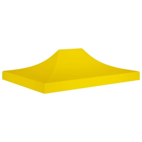 vidaXL Party Tent Roof 4,5x3 m Yellow 270 g/m²