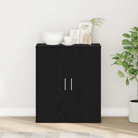Sideboard Schwarze Eiche 60x31x70 cm Holzwerkstoff vidaXL