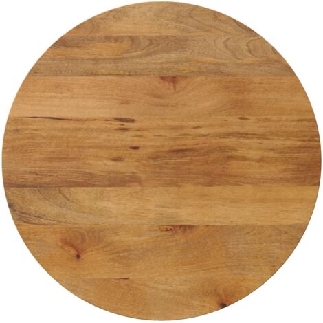 Tischplatte Ø 70x3,8 cm Rund Massivholz Mango vidaXL