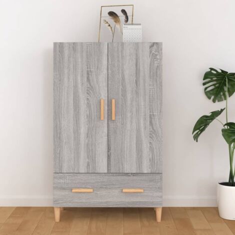 Highboard Grau Sonoma 70x31x115 cm Holzwerkstoff vidaXL