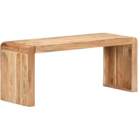 vidaXL Bank 110x38x46 cm Massivholz Akazie