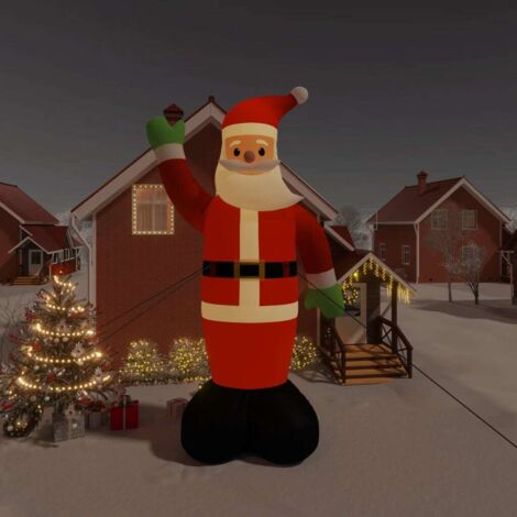 Aufblasbarer Weihnachtsmann mit LED 820 cm
