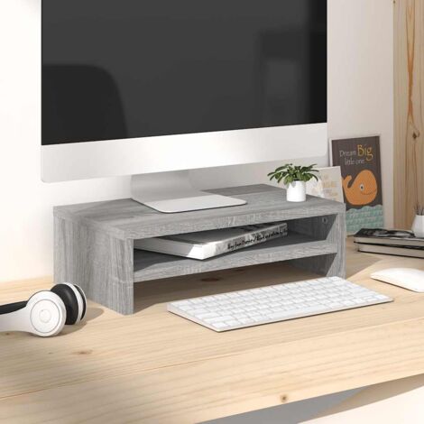 Monitorständer Grau Sonoma 42x24x13 cm Holzwerkstoff vidaXL53849