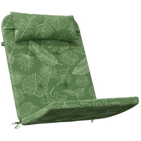 Adirondack-Auflagen 2 Stk. Blattmuster Oxford-Gewebe vidaXL
