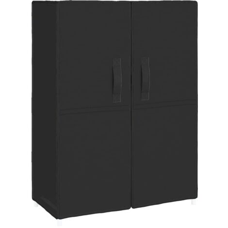 Schuhschrank Schwarz 60x28x90 cm Stoff vidaXL